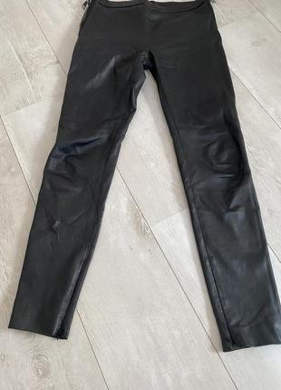 Msp кожаные лосины брюки в стиле maje sandro7 фото