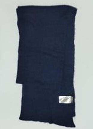 Шарф теплий gina tricot 195-25 cm англійська резинка новий синій7 фото