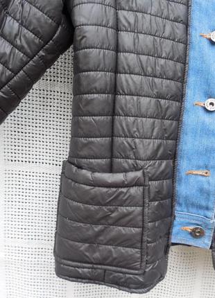Куртка курточка осенняя джинс отделкой синтапоне ветровка весна3 фото