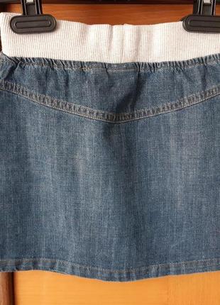 Стильна джинсова спідничка для вашого маляти2 фото