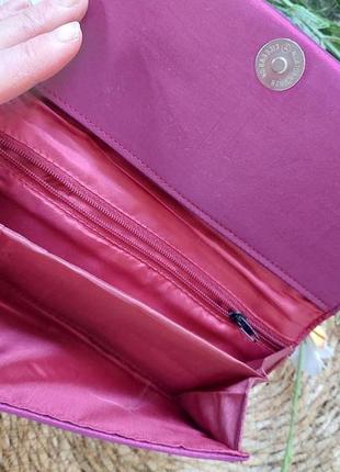 Вьетнамский сиреневый кошелёк с элементами вышивки, ручная работа, текстиль(10 см на 19 см)8 фото