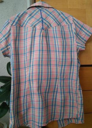 Блузка-сорочка з коротким рукавом2 фото