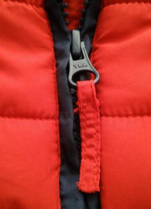 Червона куртка дитяча з флісовою підкладкою3 фото