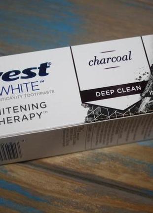 Crest 3d white black deep clean 116 грам