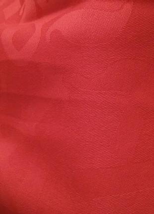 Шарф-палантин червоного кольору з унікальною технологією 3d-принт2 фото
