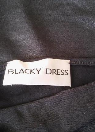 Італійська ошатна маєчка кольору графіт металік blacky dress3 фото