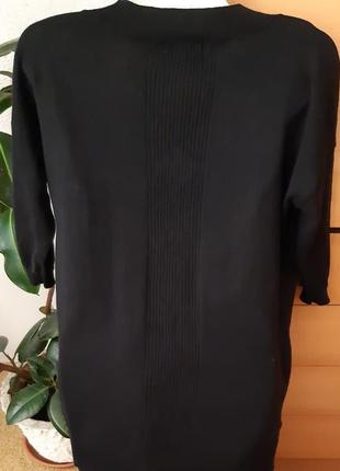 Чорний светр-джемпер з блискавками, оверсайз3 фото