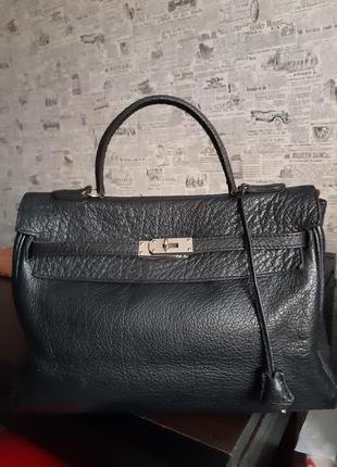 Шкіряна сумка hermes kelly