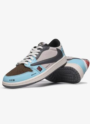 Кросівки nike x travis scott x air jordan 1 low og sp jackboys joint bmw5 фото