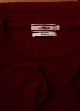 Кашеміровий светр дорогого швейцарського бренду paul kehl3 фото