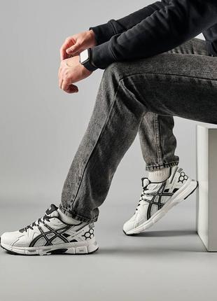 Мужские кроссовки asics gel kahana 8 white black белый повседневные кроссовки асикс гель кахана 8 весна лето9 фото