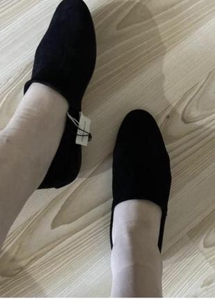 Новые замшевые мягчайшие туфли балетки 41 р3 фото