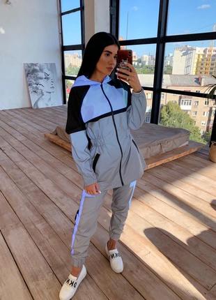 Бомбовский світловідбиваючий комплект куртка і штани карго. куртка і штани