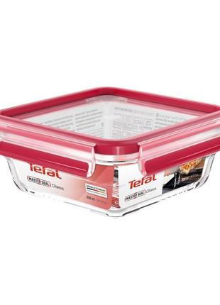 Харчовий контейнер tefal masterseal glass red 800 мл (n1041410)