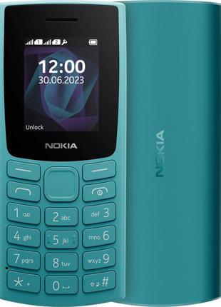 Мобільний телефон nokia 105 ss 2023 cyan