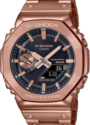 Годинник casio gm-b2100gd-5aer g-shock. рожеве золото