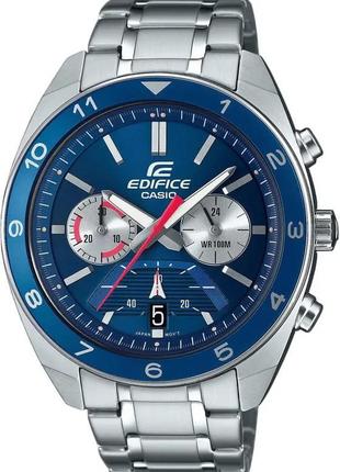 Годинник casio efv-590d-2avuef edifice. сріблястий