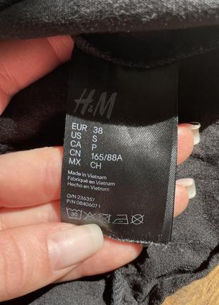 Топ из льна с рукавами фонариками h&m размер m6 фото