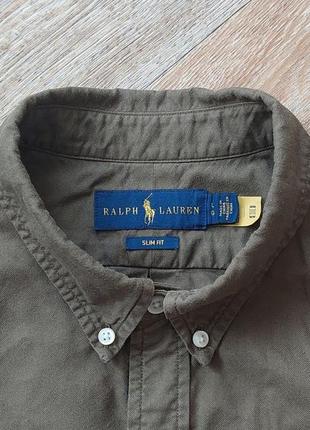 Мужская рубашка polo ralph lauren slim fit4 фото