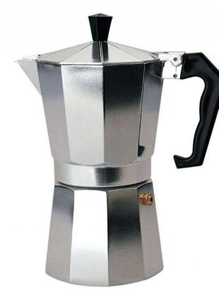 Гейзерна кавоварка а-плюс ap-2081 на 3 чашки сіра (300513)