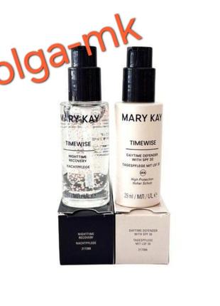 Набор сывороток: день spf 30 + ночь с комплексом timewise 3d mary kay, 29 мл х 2 шт