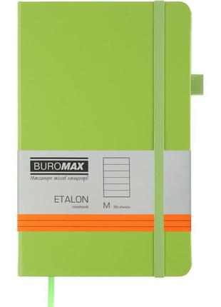 Книга записна buromax etalon 125x195 мм 96 аркушів в лінію обк...