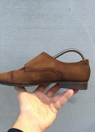 Новые замшевые мужские туфли монкие zara оригинал3 фото