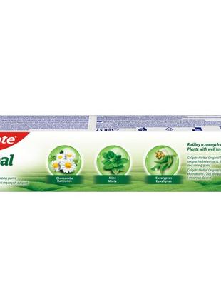 Зубна паста colgate цілющі трави 75 мл (8718951564817)4 фото