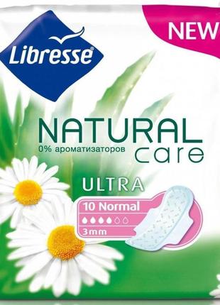 Гігієнічні прокладки libresse natural care ultra clip normal 1...