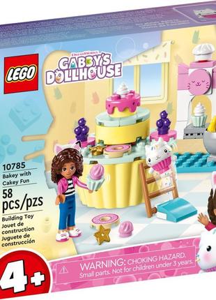 Конструктор lego gabby's dollhouse весела випічка з кексиком (...