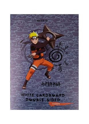 Білий картон kite а4 naruto, 10 аркушів (nr23-254)