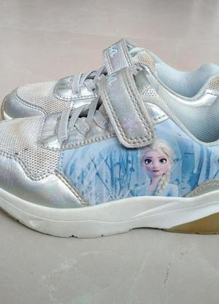 Frozen disney кроссовки светящиеся для девочки детские кросівки дитячі2 фото