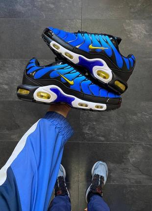 Чоловічі кросівки сині nike air max tn plus "hyper blue"8 фото