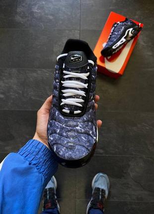 Чоловічі кросівки сині з чорним nike air max plus tn midnight7 фото