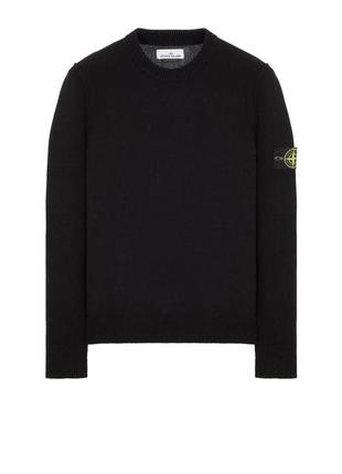 Свитер stone island 508a3 sweater black xxxl