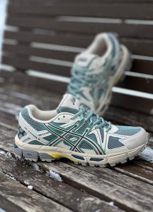 Asics gel-kahana 8 beige mint6 фото