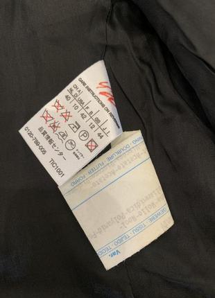 Шерстяной пиджак жакет блейзер max &amp;co серый черный4 фото