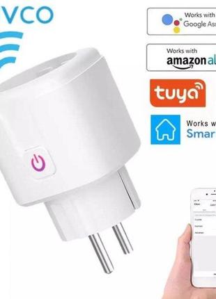 Умная wi-fi розетка 16а с энергометром  и подключением к смартфону