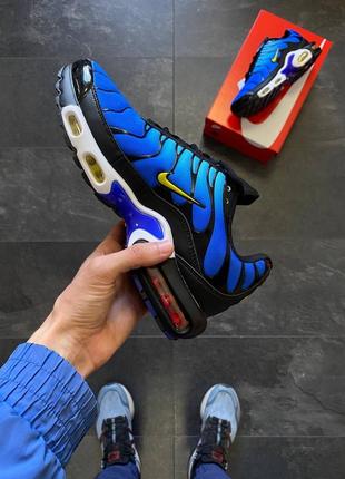 Мужские кроссовки nike air max tn plus "hyper blue"3 фото