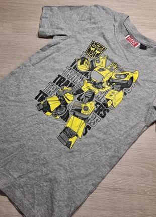 Трикотажная футболка для мальчика transformers 134/140