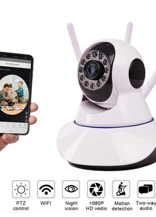 Відеоняня з підключенням до телефону wifi smart camera ukc-135...