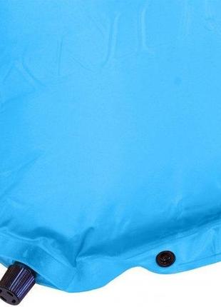 Надувний матрас в палатку "adventuridge" 180х60см синьо-сірий,...7 фото