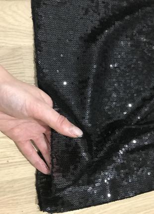 Великолепное мерцающее коктейльное платье в пайетки6 фото