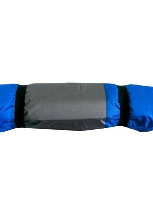 Каремат самонадувний adventuridge 180х60см темно-синій надувни...9 фото