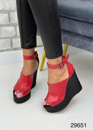 Натуральна шкіра замша всі розміри босоніжки