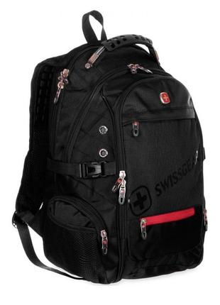 Міський рюкзак чоловічий "6918" 35л, чорний рюкзак для ручної
...