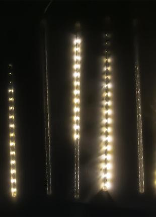 Новорічна гірлянда на вікно 144 led 3.1м "бурульки" світлодіод...2 фото