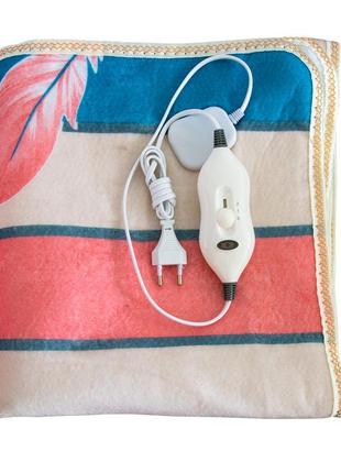 Простирадло з підігрівом односпальна electric blanket 145х64 с...5 фото