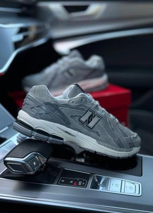 Мужские кроссовки new balance 1906d protection gray white3 фото