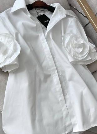 Жіноча біла блузка ysl